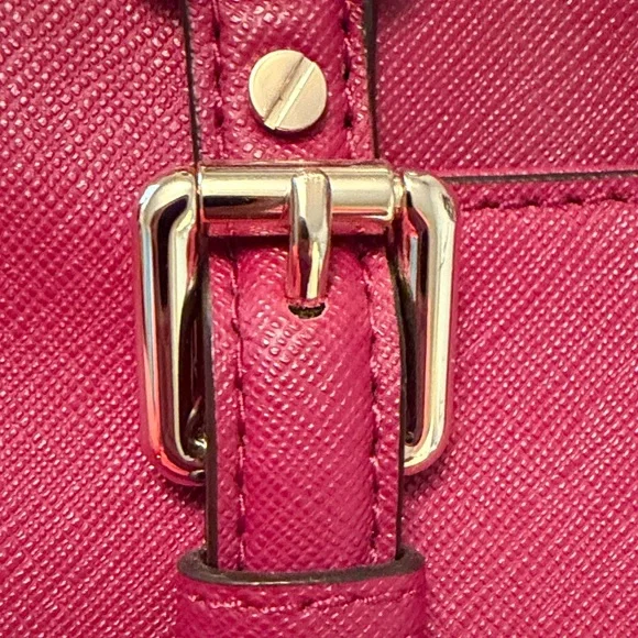 Michael Kors Deep Red Satchel, Like New - Picture 11 of 14